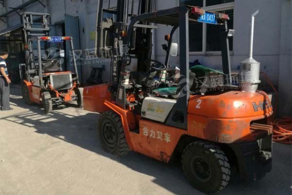 萬純柴油機尾氣處理-叉車尾氣凈化器