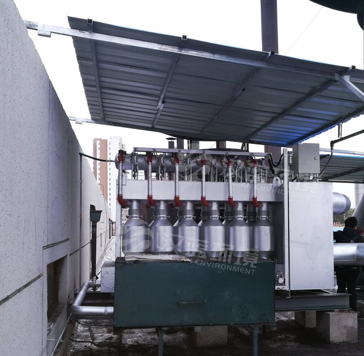 萬純柴油發動機試驗臺架尾氣凈化工程案例