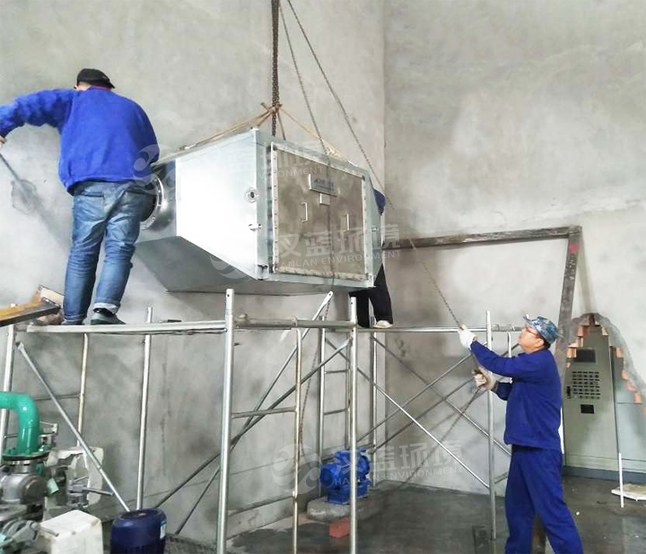 萬純?nèi)細獍l(fā)電機組SCR脫硝設(shè)備在陜西某醫(yī)院安裝運行