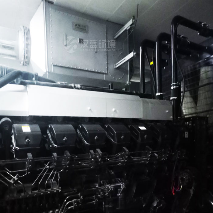 萬純柴油發電機組尾氣凈化器在威海某數據中心安裝運行 萬純柴油發電機組尾氣凈化器在威海某數據中心安裝運行