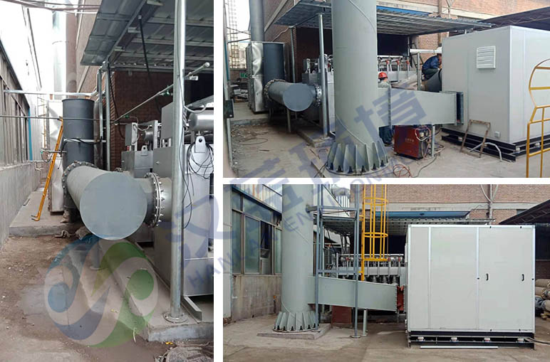 某發電機組試驗尾氣處理設備